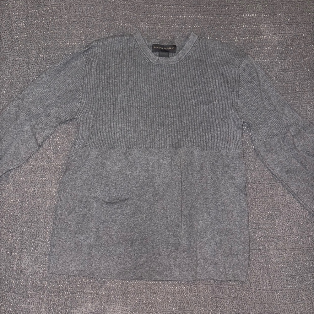 Gray Banana Republic Men's Sweater